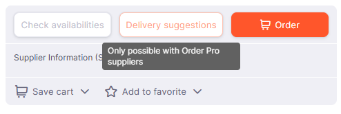 Delivery suggestions activated by supplier, but without TXML5 supported